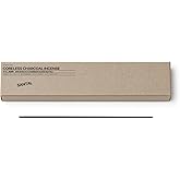 sesneslabs Santal Coreless Pure Incense Sticks, Artisan-Crafted Niche Scent, Exclusive Low-Smoke Bamboo Charcoal Formula, Clean-Burning, 1-Hour Burn Time, 20 Sticks