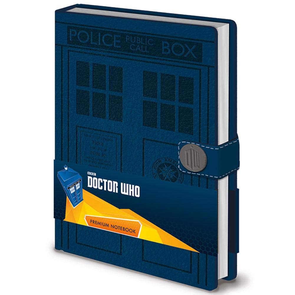 Doctor Who Notebook (Dr Who Tardis Design) A5 Writing Book, Dr Who Journal - Official Merchandise