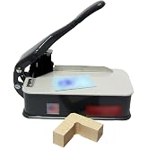 Lassco CR-20 1/2" Radius Corner Cutter Rounder with Die CR20 Desktop | Right Angle Push Block, Desktop Model, Metal Construction