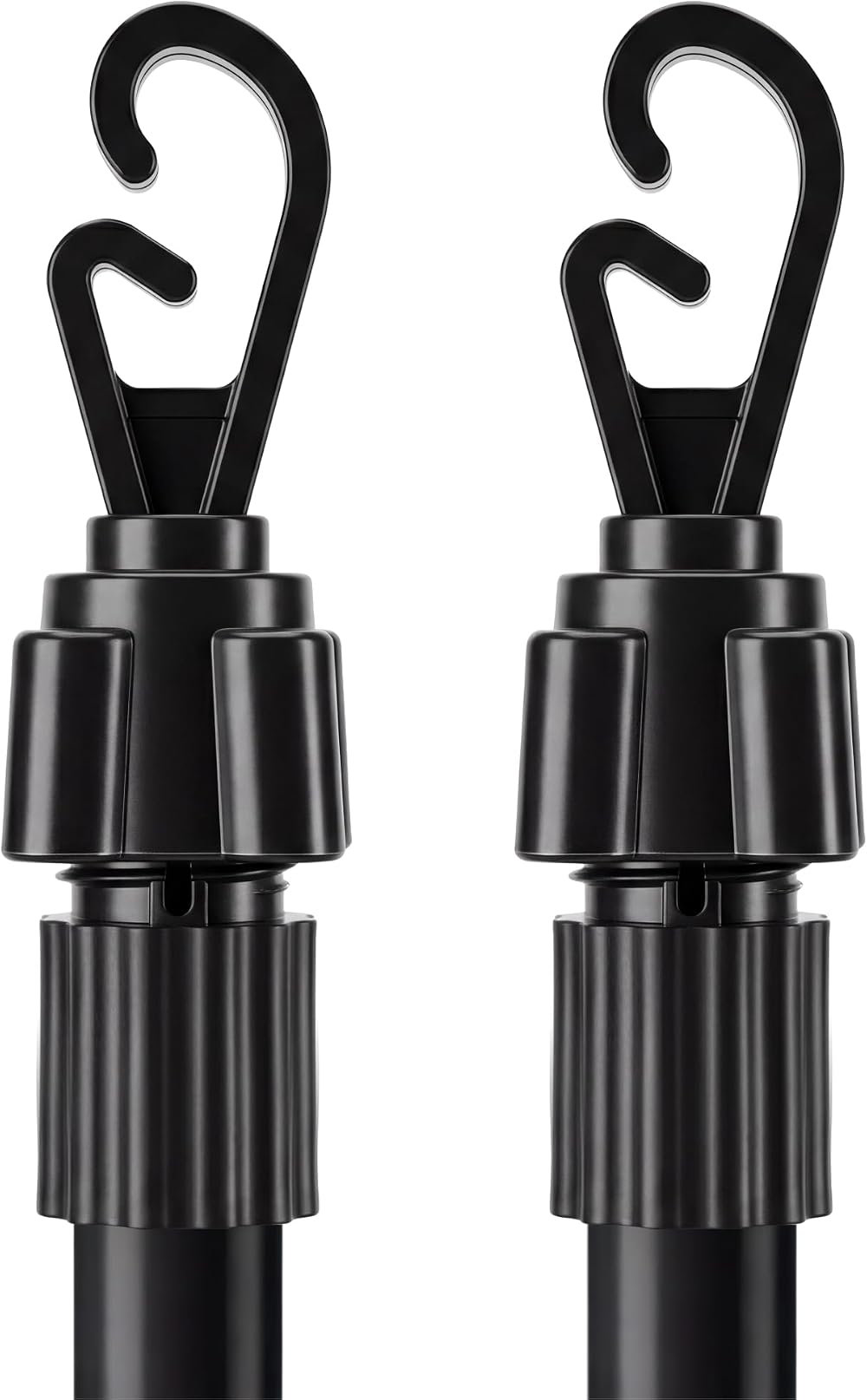 Vivo Technologies 2.4M Telescopic Washing Line Prop Pole Heavy Duty Black