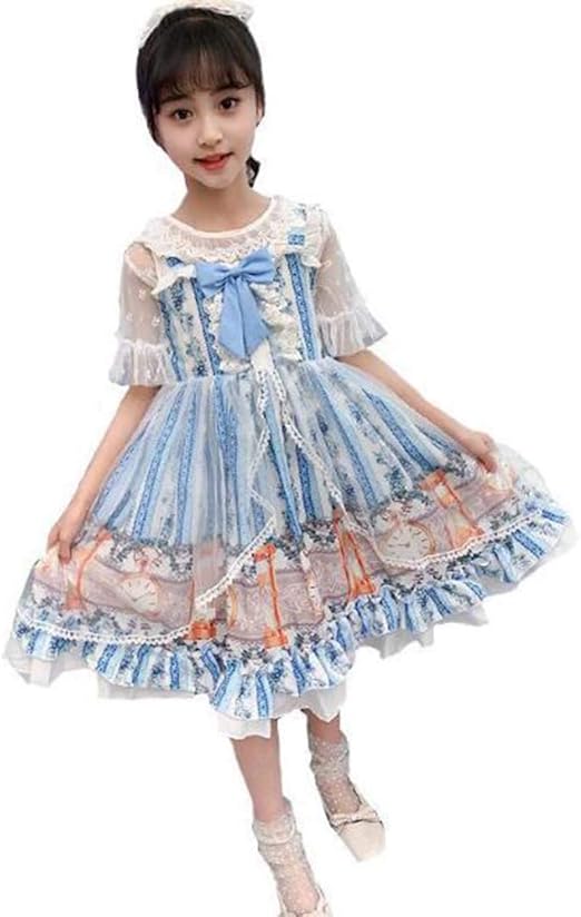 Amazon Mlboss ガールズ ワンピース 半袖 フレアワンピース ハイウエスト Aライン ひざ丈 キッズワンピース 可愛い 通学 夏 ワンピース ワンピース チュニック 通販