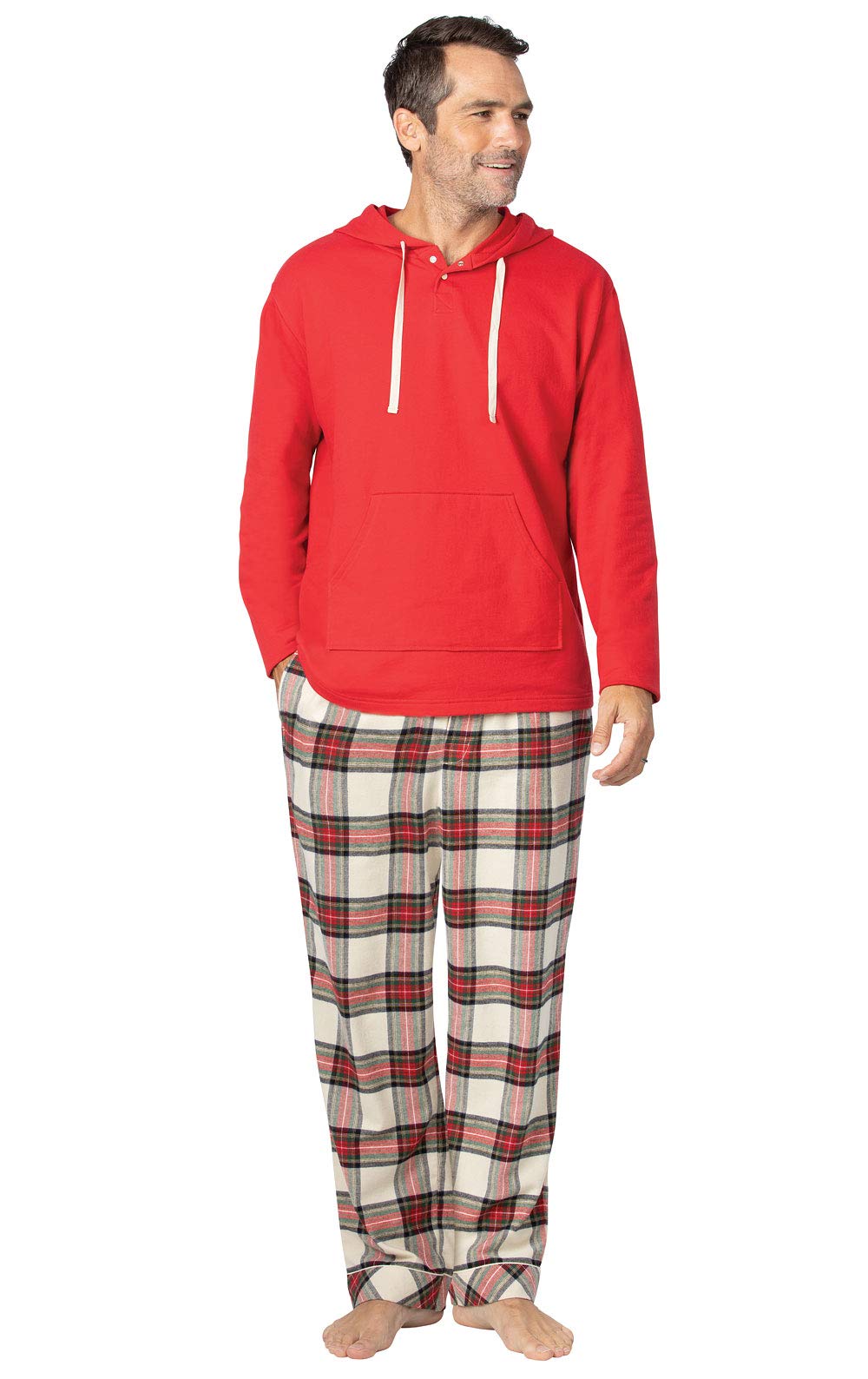 PajamaGram Mens Pajamas for Men Mens Flannel Pajamas Sets, Multicolored