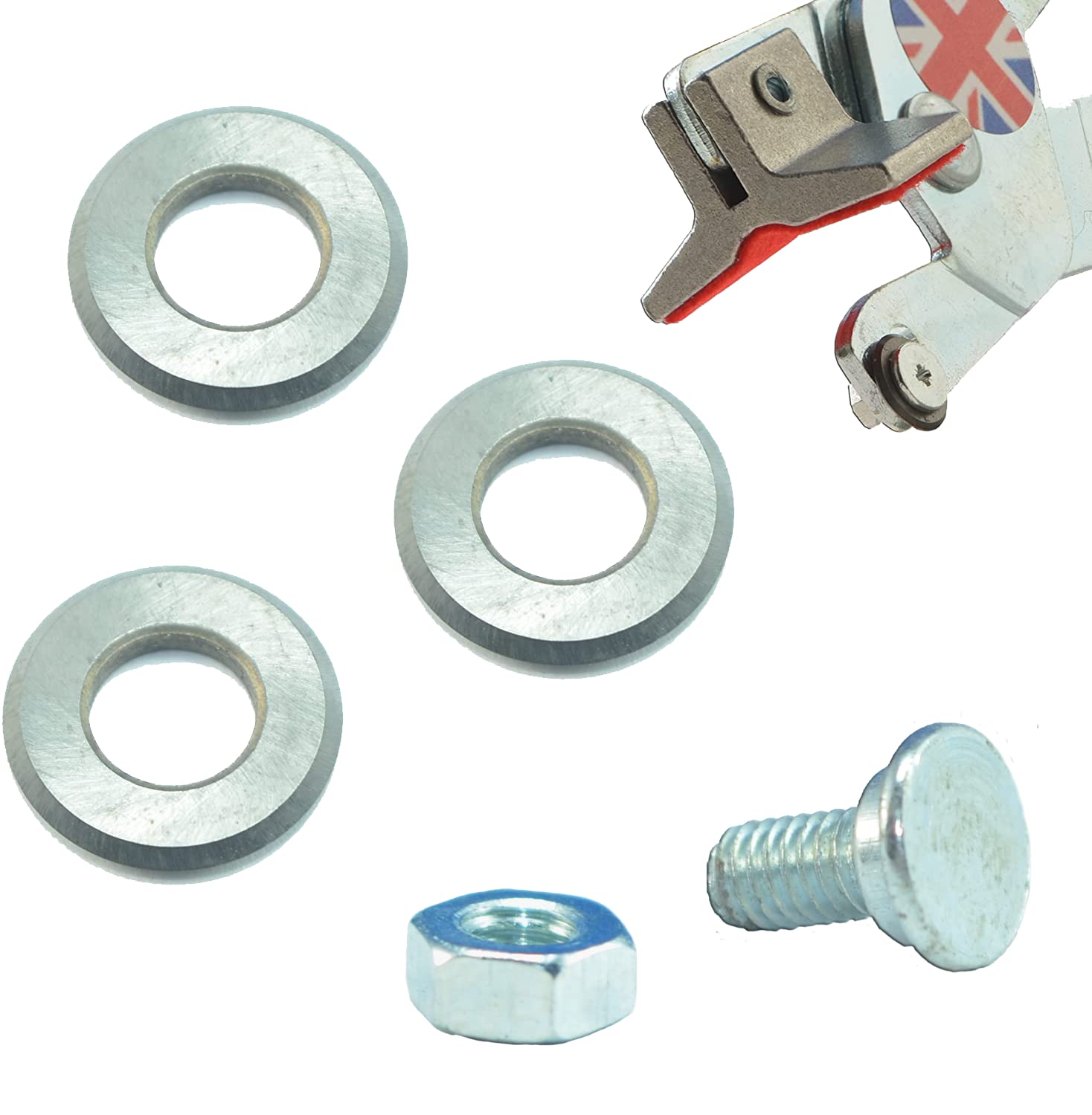 3 Pack Replacement Wheel The Amazing Tile And Glass Cutter Tungsten Carbide Cutter Wheel Grade A Wheel Optimized and Ground for Glass Tile Cutter or Ceramic Tile Cutter fits R or L Handed