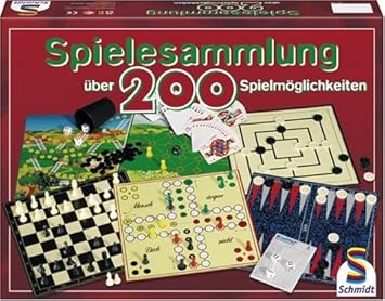 Spiele Sammlung Mit 200 Spielen Fur Einen Oder Mehr Spieler Ab 6 Jahren Amazon De Spielzeug
