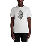 Karl Lagerfeld Mens Short Sleeve Crewneck Karl Knight Graphic Design T-Shirt