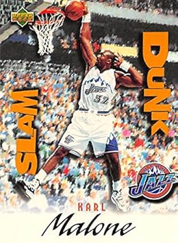 michael jordan karl malone basketball card