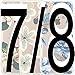 [UPGRADED] iPhone 7 Case, iPhone 8 Case, [3-Pack] CarterLily [Shock Absorption] Watercolor Flowers Floral Pattern Soft Clear Flexible TPU Back Case for iPhone 7 iPhone 8 4.7'' - Blue Flowers
