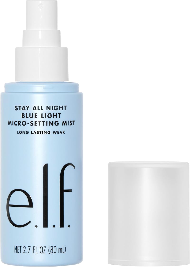 e.l.f. Stay All Night Blue Light Mist Setting Spray Matte Finish 2.7 Fl Oz