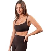 Vitality Cloud II Scoop Sports Bra, Buttery Soft, Padded | Cloud II fabric, 77% recycled nylon with elastane; scoop neck, adjustable straps, removable pads, medium support