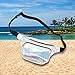 Morlsen Waist Bag Fashion Fanny Packs for Women Waist Pack Holographic Shiny Fanny Pack Bum Bag with Adjustable Belt for Rave, Festival, Travel, Party Bum Bag for Women, Girls, Kids (Silver)
