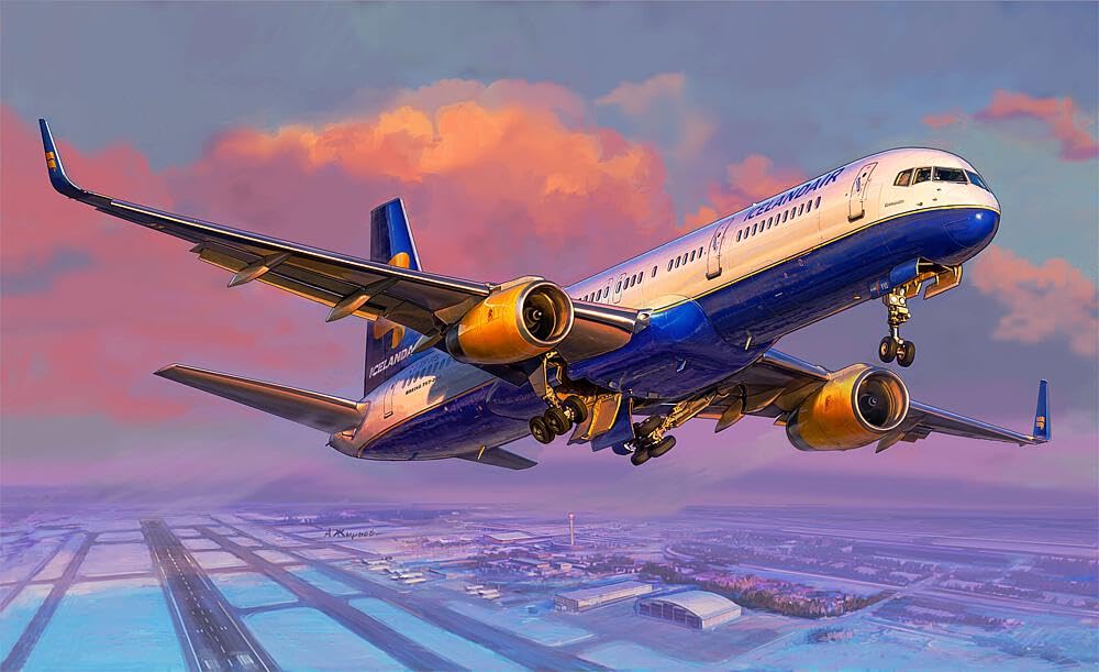 Zvezda 7032 1:144 Boeing 757-200 Model Kit, Plastic Kit, Assembly Kit, Detailed Replica, Unpainted