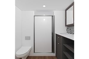 STOETT Nautilus 70"x36" RV Shower Door Opaque Plain - Nickel