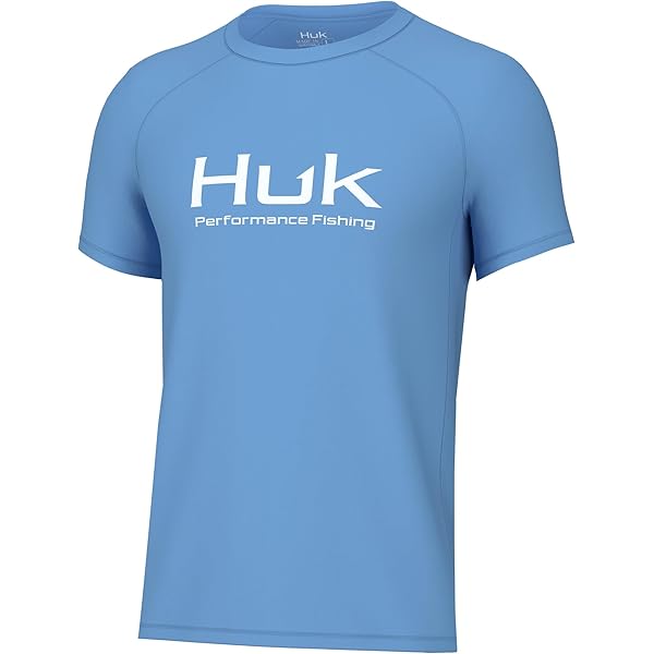 Tee-shirt Huk Fishing Manches Longues, Ventilé, Camo Chêne Mousse, Taille XXL