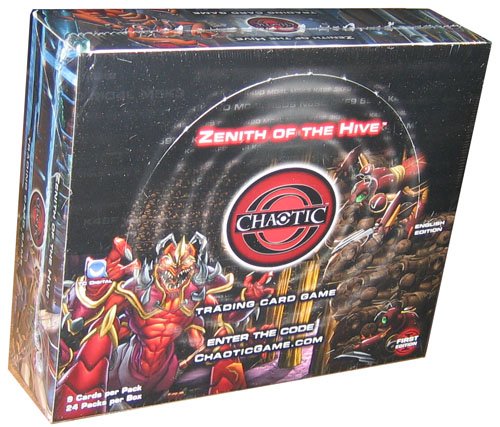 Chaotic Card Game Booster Box Zenith of the Hive 24 packs of 9 cards