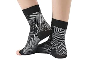 SYANSJU Soothe Pain Relief Socks for Neuropathy Pain, Neuropathy Pain Relief Socks (XX-Large, Black)