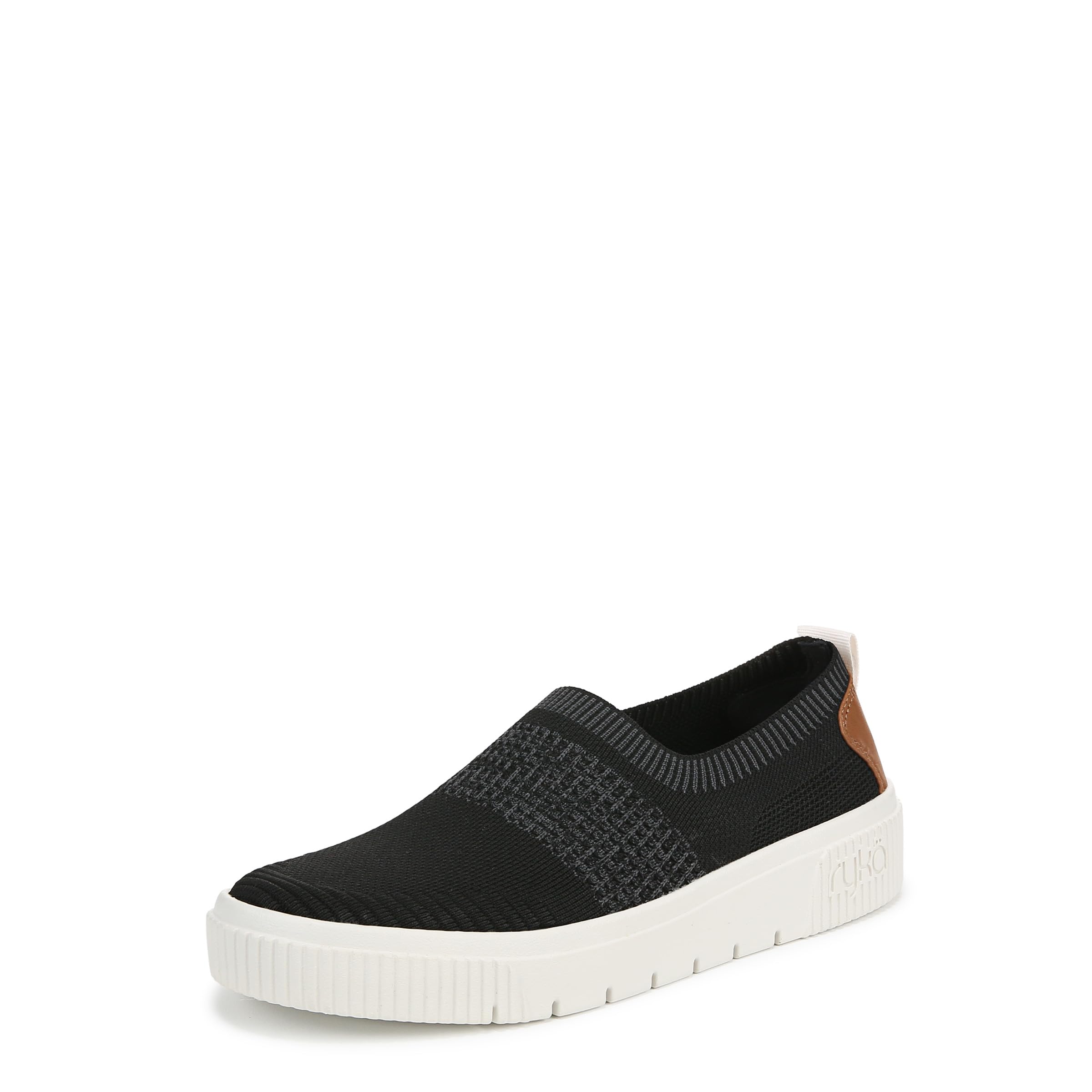 Ryka Womens Vista Slip on Slip On Shoes Black 9 W