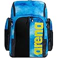 ARENA Spiky III Backpack 45 Swimming Athlete Sports Gym Rucksack Large Training Gear Equipment Swim Bag for Men and Women, 45 Liters, Blue/Multi