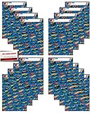 16 Pack Hot Wheels Party Plastic Loot Treat Candy Favor Bags (Plus Party Planning Checklist by Mikes Super Store)