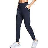 SANTINY Women's Joggers Pants with Pockets Lightweight High Waisted Athletic Gym Workout Pants for Women Yoga Travel