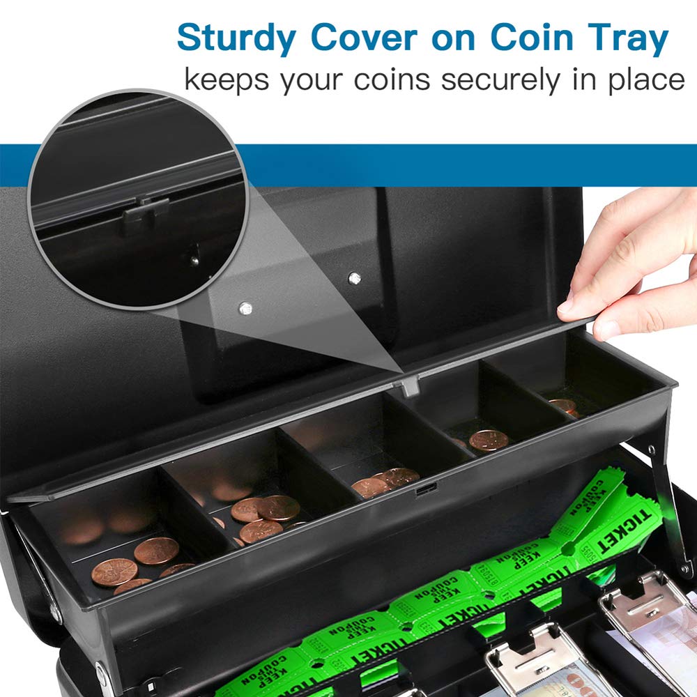 Cash Box Steel Money Box 11.8\