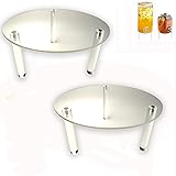 2Pcs Drink Dispenser Stand,Clear Acrylic Stands,Fit