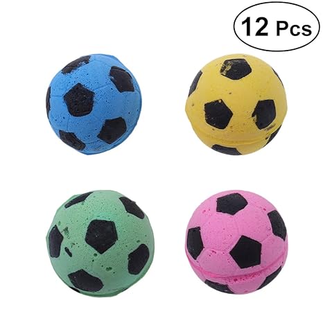 POPETPOP 12 pcs Esponja Fútbol de balones de Fútbol Pequeñas Bolas ...