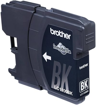 Brother LC-1100BK Ink Cartridge Black Standard Yield 450 Pages Brother Original
