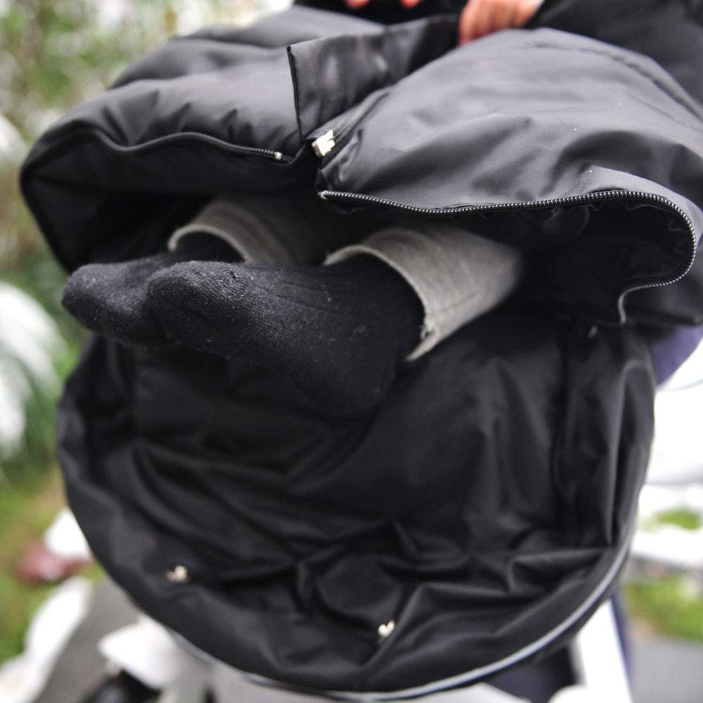 Cozy Baby Sleeping Bag, Toddler Stroller Footmuff, 5 Way Zippers Style for Baby Easy in&Out, Extension Cozy Toes Fits Baby Grows, Foldable with Stroller, Multi-Function, Black : Baby