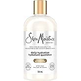 SheaMoisture 100% Virgin Coconut Oil Daily Hydration Shampoo Gently Cleanses and Rehydrates Hair, with Fair Trade Shea Butter
