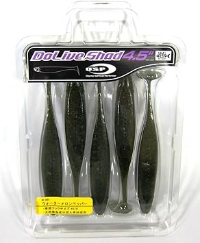 Amazon O S P オーエスピー ルアー Dolive Shad 4 5インチ W001 ウォーターメロンペッパー オーエスピー O S P ルアー