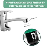 CaLeQi Tap Hose Connector for Garden Kitchen Indoor Outdoor 30mm 40mm Fit view 3
