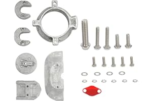 888756Q01 Aluminum Anode Kit, Rustproof Anode Kit for Mercruiser Sterndrive Alpha One Generation II Gen 2 1991 & Up Replaces 