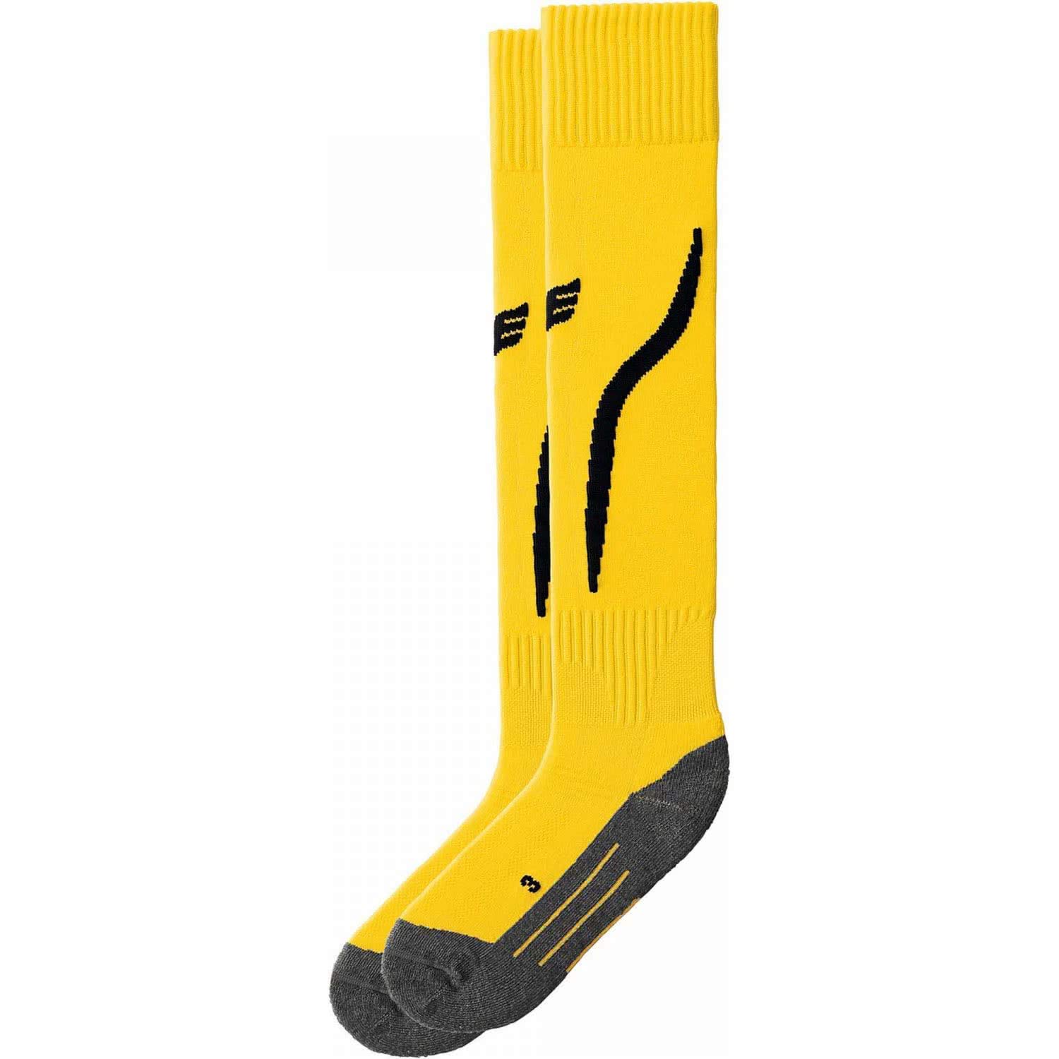 erima Unisex Neck stocking Tanaro, yellow (yellow / black), 33-36 (manufacturer's size: 1)