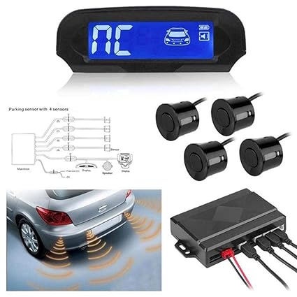 Amazon.com: Parking Assistant Detector Kit with 4 Sensors - Auto ...