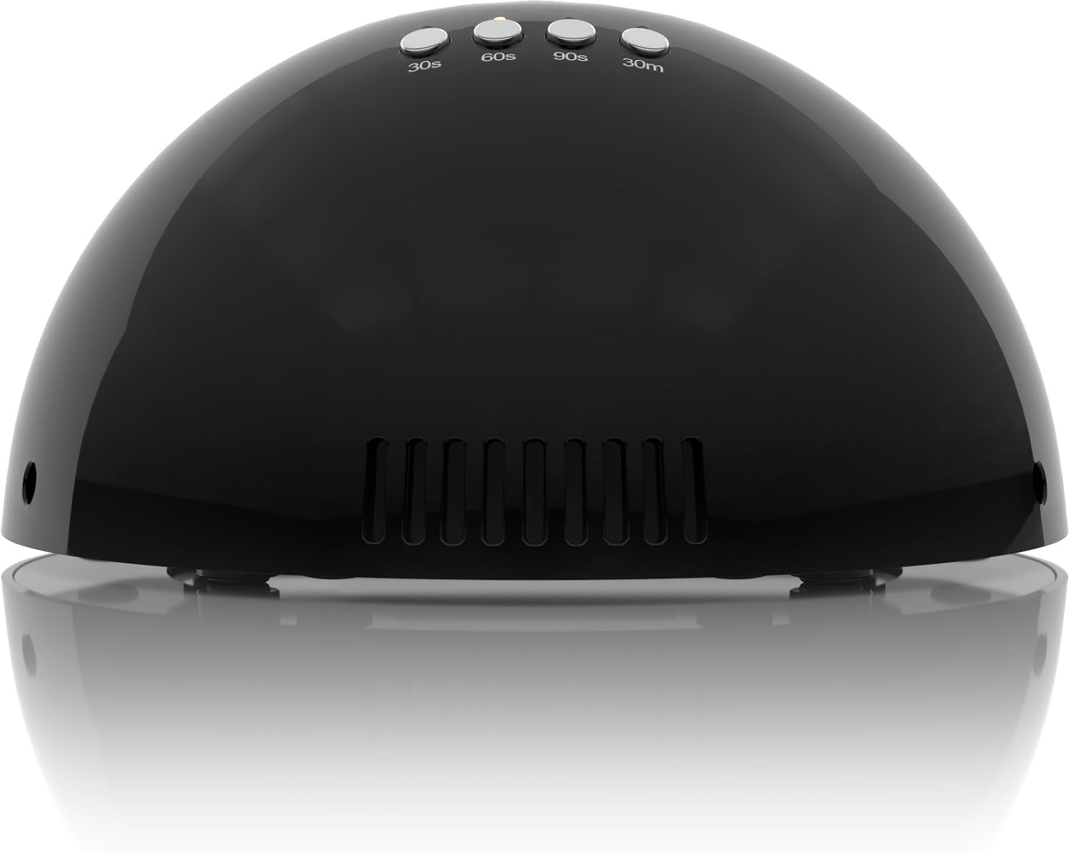 nailstar lampara led profesional seca esmalte de unas para manicura shellac y gel con temporizador de 30 seg 60 seg 90 seg y 30 min negro