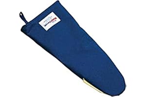 Tucker Safety 05151 Products Tucker BurnGuard Protective Apparel, Puppet-Style Oven Mitt, Nomex Fiber with Kevlar Palm Color Combination, Each, Medium, 15", Blue/Yellow
