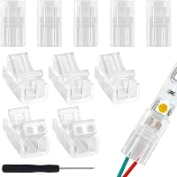 RuiLing 10 Pairs JST SM 2 Pin Connector Cables – Male To Female Plug Wires For LED Strips, Lights, DIY Projects
