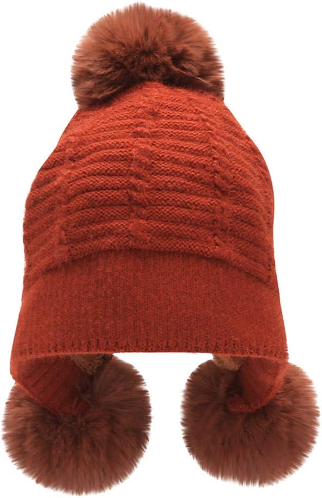 fuzzy hat with ear flaps