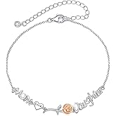 ASLBUNM Mom Necklace S925 Sterling Silver Always My Mother Forever My Friend Love Heart Butterfly Pendant Necklaces Jewelry Gifts for Mom Grandmother Nana