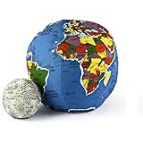 Pocket Hugg-A-Planet Earth, and Moon 2 Piece Bundle Set