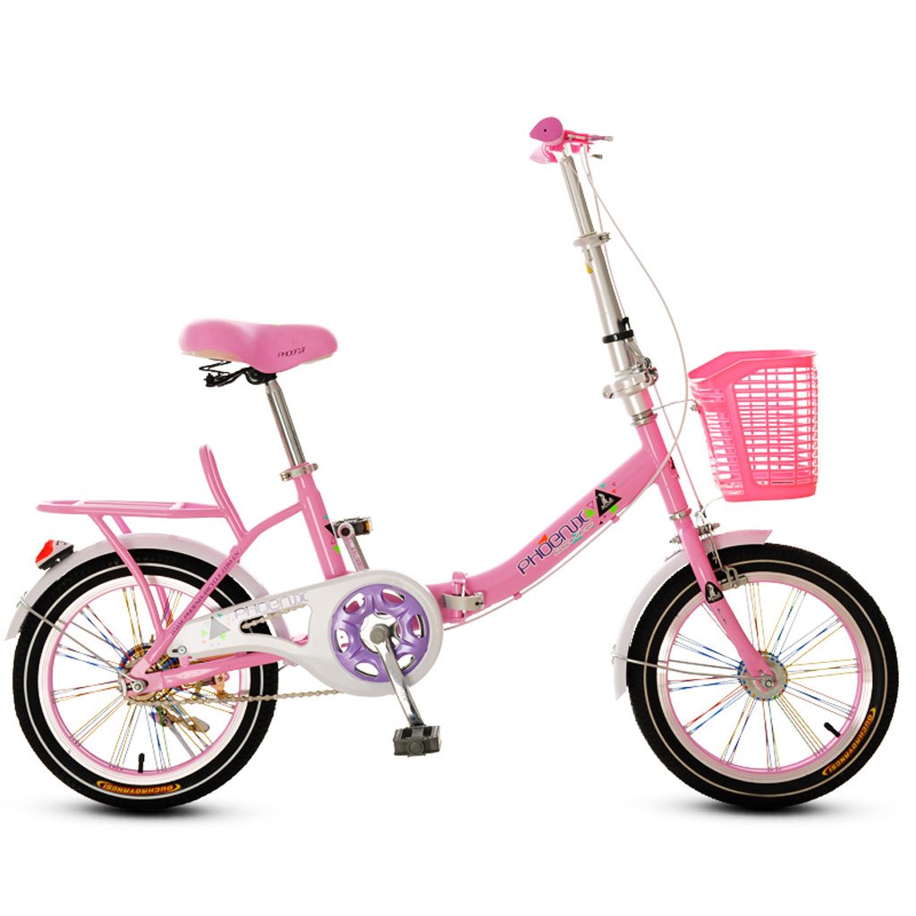 B07dvglhyx Color Blue 子供の折り畳み自転車16インチの男の子と女の子の自転車の女の子6 10歳のピンク 子ども用自転車 贅沢 Rumble Media