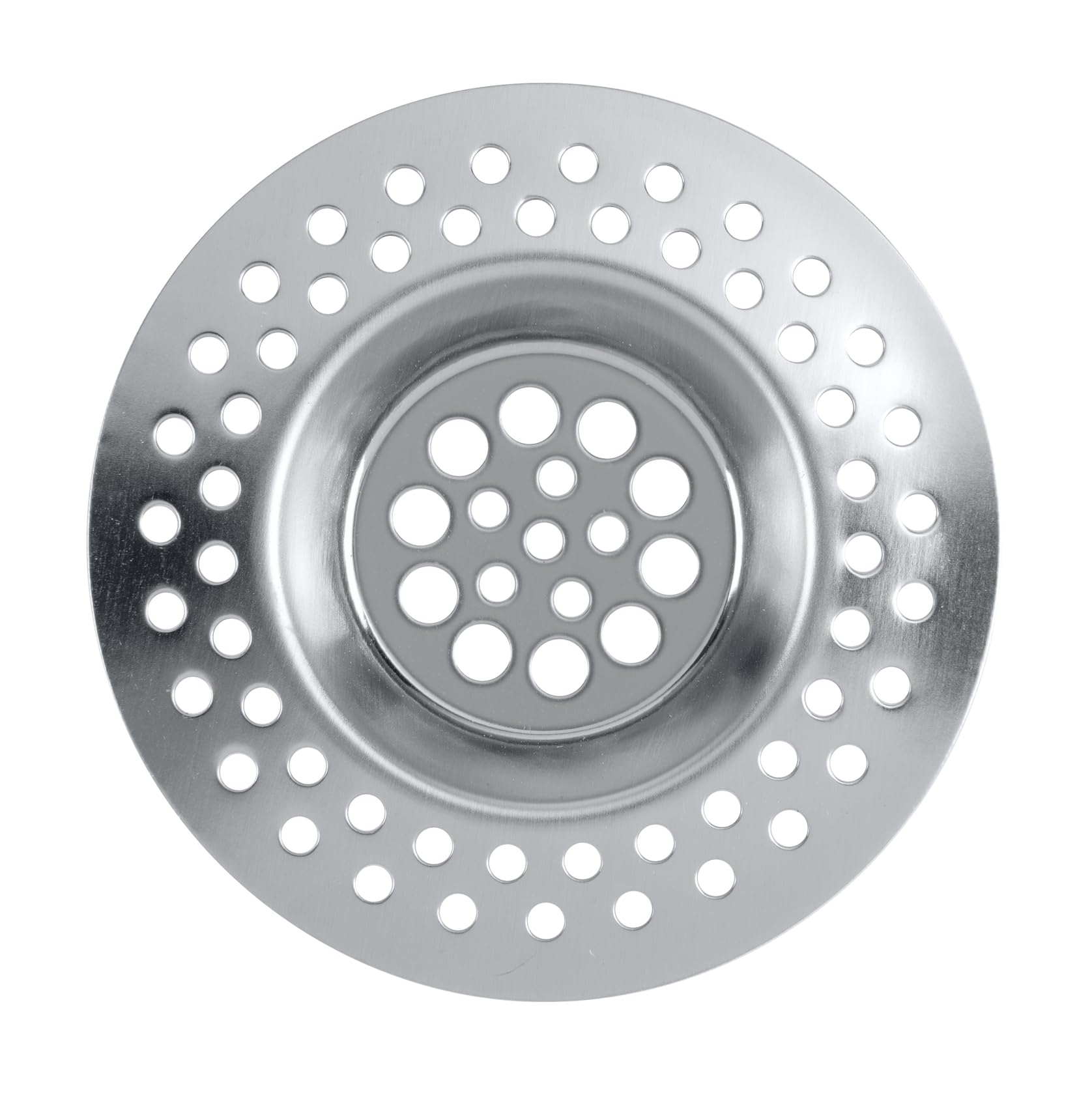 WENKO 4930302100 Sink Strainer Set of 2 7 cm Stainless Steel