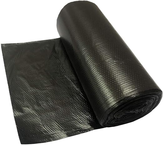 Amazon Com 13 15 Gallon Black Kitchen Garbage Bag Thin Material