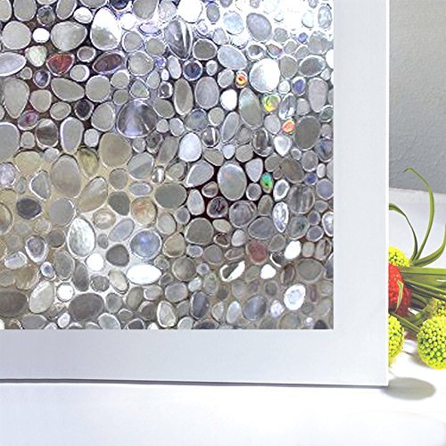 Bloss Window Treatment Static Window Cling Home Bedroom Bathroom Glass NO Glue Window Film (17.7