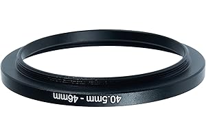 GZNLY 40.5mm to 46mm Step-up Adapter Rings Filter Adapter Black Metal Step Down Filter Ring Adapter Compatible with All Brand UV CPL ND Camera Lens Filter Stepping Rings (40.5mm-46mm), (NLY001)