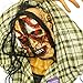 Halloween Haunters Hanging 6 Foot Scary Prisoner Zombie Man with Screaming Sounds and Light-Up Eyes Prop Decoration - Life-Size Hands Tied Tortured Soul - Haunted House Graveyard Entryway Display