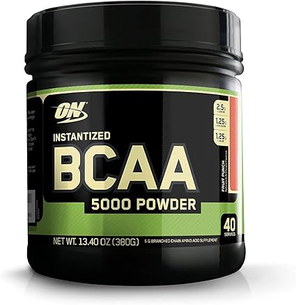 On instantized bcaa 5000 Powder Fruit punch New flavor! 40 servings (748927025200)