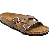 Birkenstock Women's Slide Sydney Grcfl PRL Wht Bf N