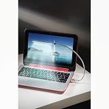 Hama Swan Neck LED Stripe Light USB Notebook PC Keyboard Silver Metallic view 7