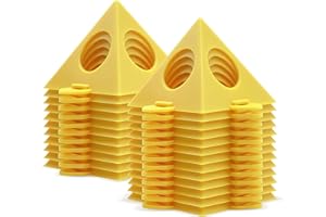 AEE FIRSONE Pyramid Stands Painter's Painting Stands, 24 Pack 4 Holes Mini Cone Paint Stands, Paint Stand for Canvas and Door Risers Support, Cabinet Paint for Painter Elevated, Canvas Stand